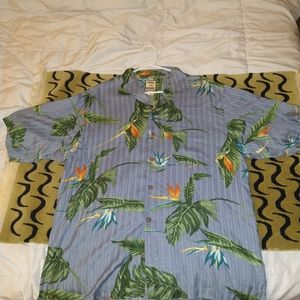 Tommy Bahama mens medium silk shirt